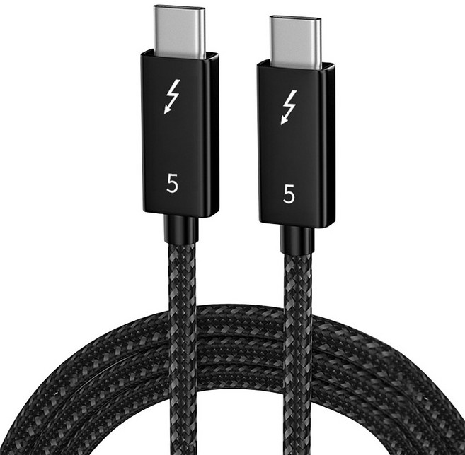 RaOn Home Mart Thunderbolt 5 C to C PD 240W 120Gbps 16K 60Hz 超高速同軸線, 1個, 2m
