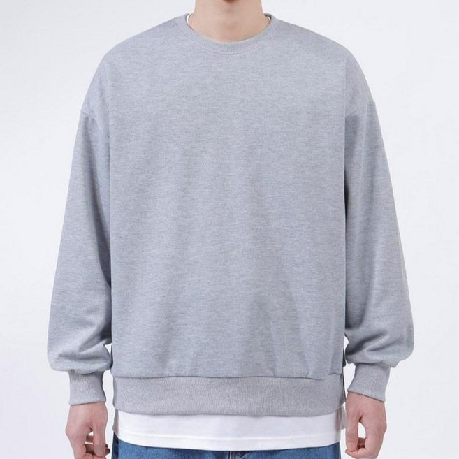 MCT Moon Collection 男女通用 特厚刷毛 寬鬆版型 四季 素色 大學T