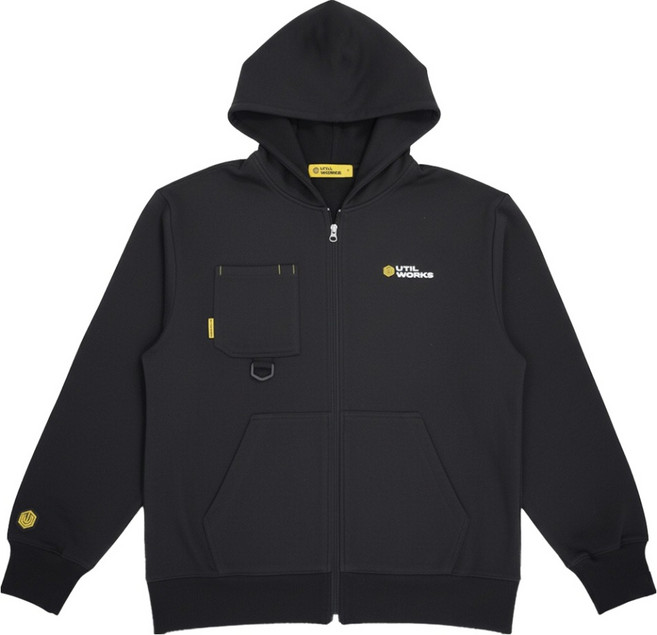 UTILWORKS 男女通用口袋連帽拉鍊外套 UUCCHZE37007