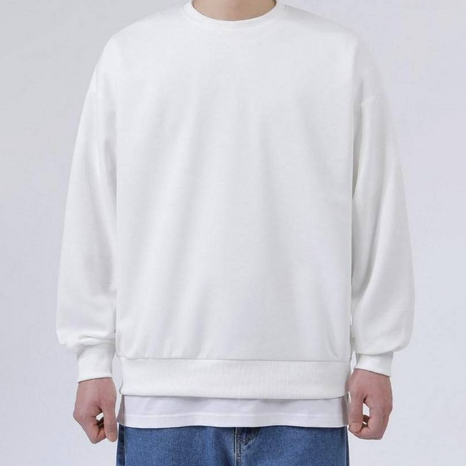 MCT Moon Collection 男女通用 特厚刷毛 寬鬆版型 四季 素色 大學T