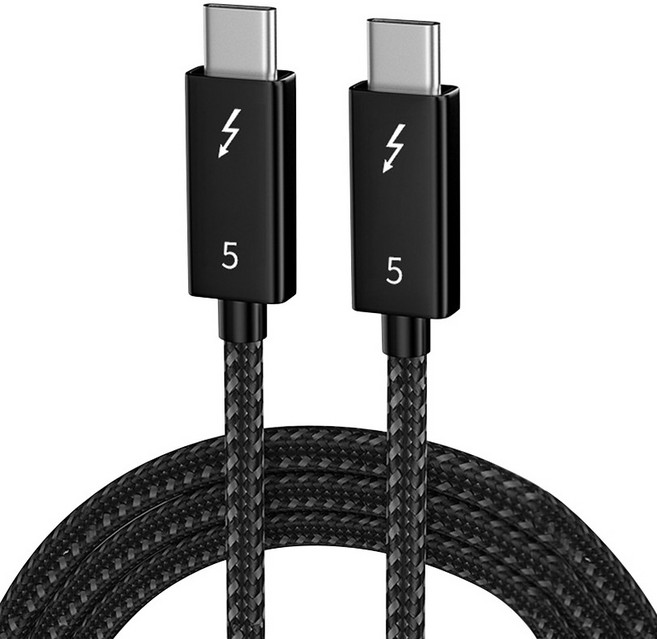 RaOn Home Mart LADION Thunderbolt 5 C to C 同軸電纜, 1個, 1m