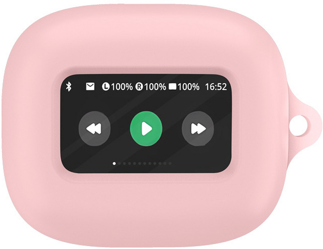 디노 JBL LIVE BEAM 3 부착 실리콘 케이스 7.2 x 5.4 x 3.5 cm, 핑크, 1개