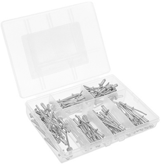 덕플라이 리벳못 6종 120p + 케이스 세트, 1세트