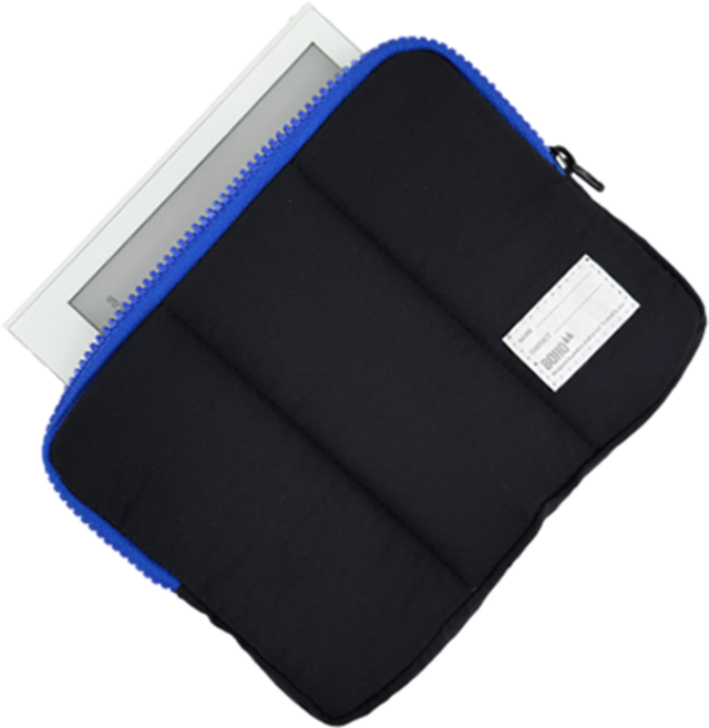 BOHO 이북리더기 쿠션 파우치, 블랙, 1개