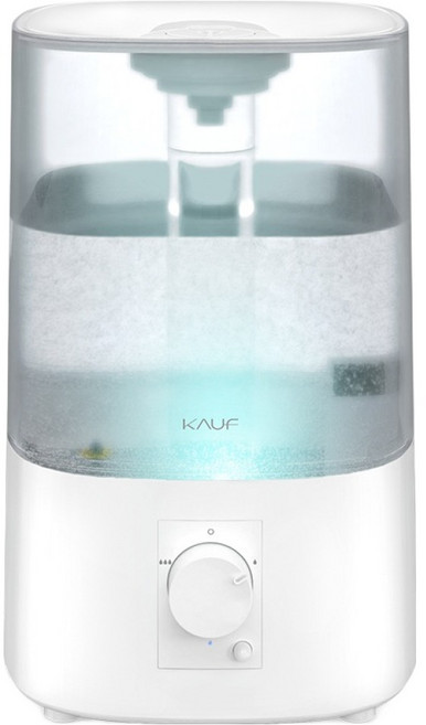 카프 대용량 초음파 상부급수 저소음 무드등 분리형 간편세척 가습기 3.8L, KF-HM10, 화이트