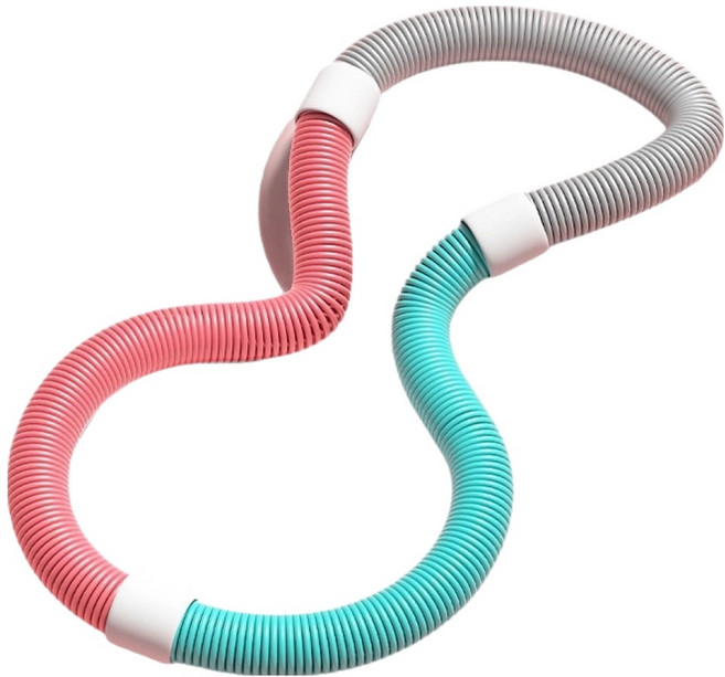 솔미온 스프링 슬림 훌라후프, 혼합색상, 1개, 300g