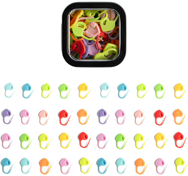 yarna 하트 단수링 50p + 알루미늄 케이스 세트, 랜덤발송, 1세트