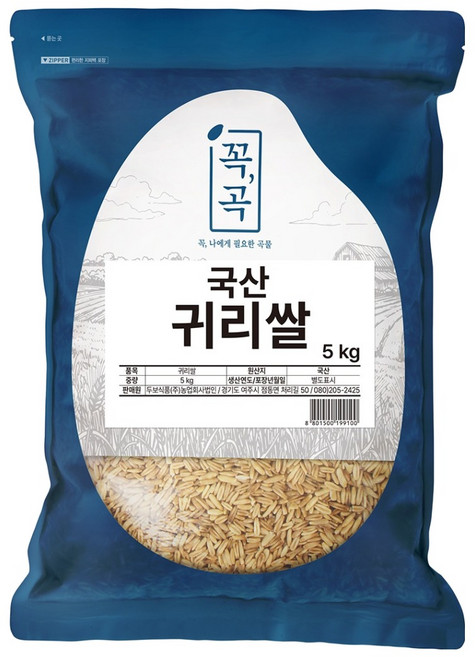 두보식품 국내산 귀리쌀, 5kg, 1개