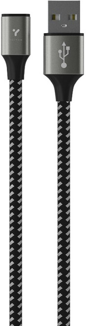 요이치 플로우 CA2 C to A타입 이어폰 연장 케이블 25cm, 블랙, 1개, YG-CA400