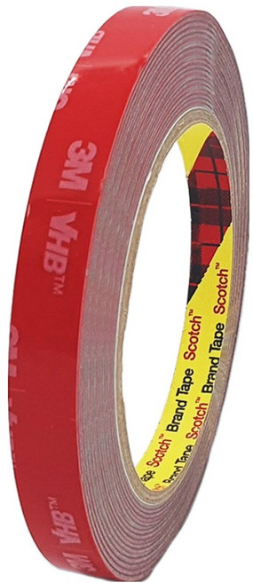 3M VHB 超強力壓克力泡棉 灰色 雙面膠帶 10mm x 5m, 1個