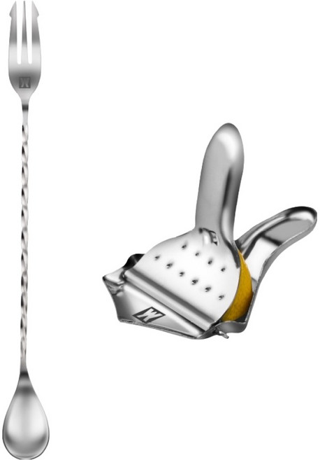 바겐슈타이거 홈텐딩 레몬스퀴저 웨지 + 바스푼 포크형 세트, 1세트