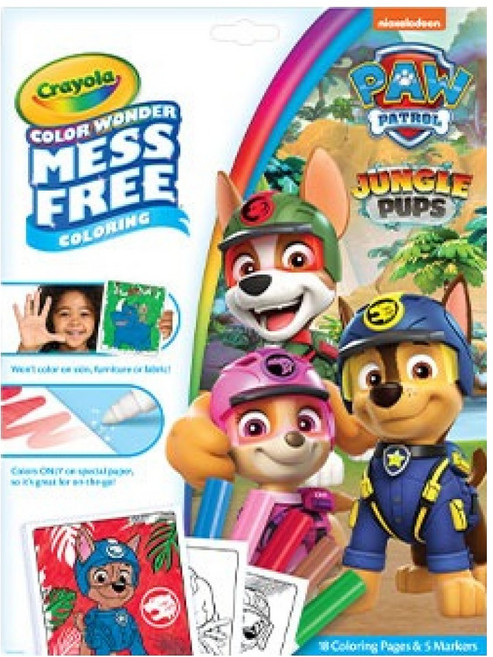 크레욜라 메스프리 퍼피구조대 정글 색칠놀이 세트, 5색, 1세트