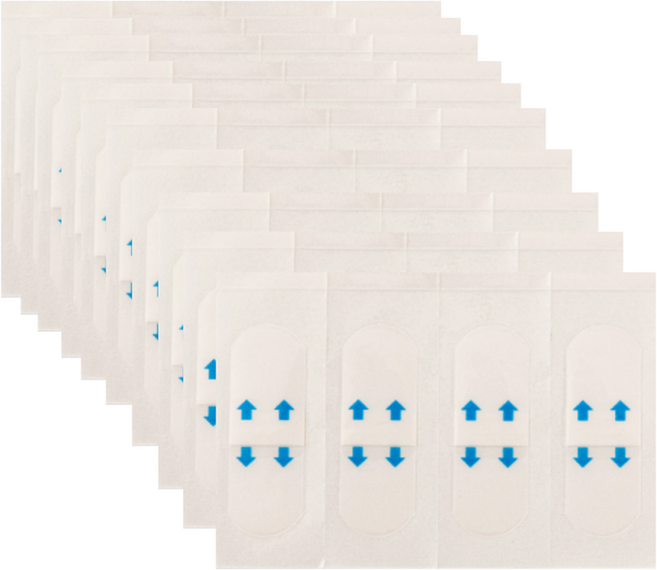 셀비아 방수 페이스라인 보정 브이라인 리프팅 테이프 무광 40p, 투명, 1개