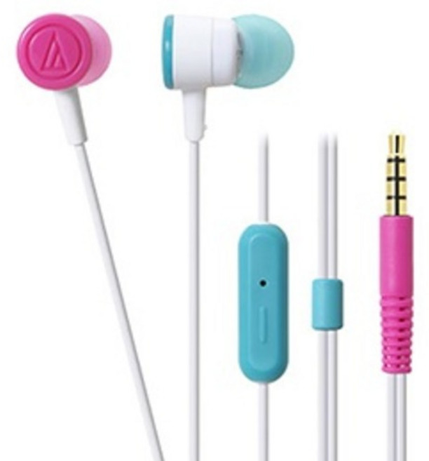 audio-technica 鐵三角 觸控降噪 3.5mm 有線耳機, ATH-CKL220iS, 白色瘋狂