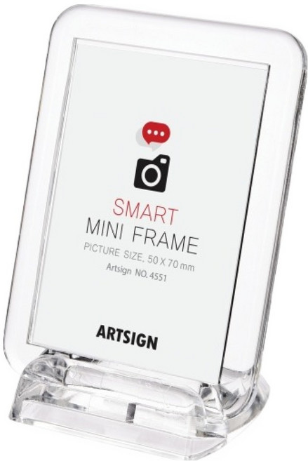 아트사인 스마트 미니액자 4551, 투명, 1개
