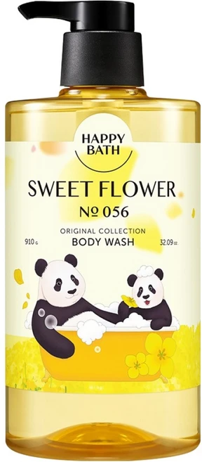 해피바스 바오패밀리 오리지널컬렉션 대용량 바디워시 스윗 유채꽃향, 910ml, 1개 - 쿠팡