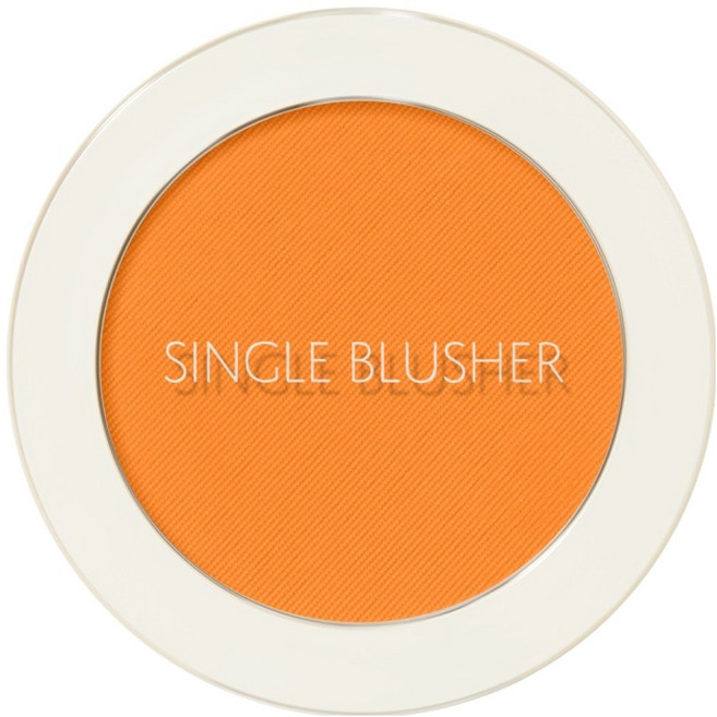 더샘 샘물 싱글 블러셔 5g, OR02 셀피 오렌지, 1개