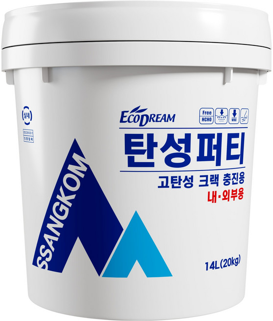 쌍곰 탄성퍼티 20kg, 1개