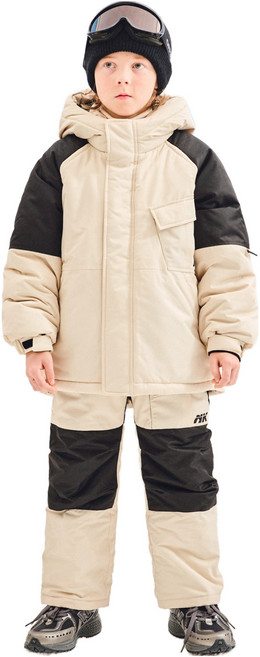 젤리스푼 뉴키즈온 주니어 아동용 빅포켓 센스 배색 스키복 세트