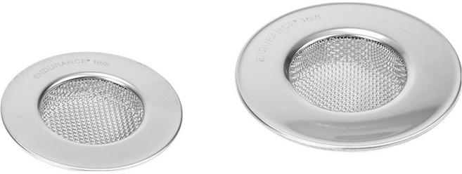 4BNK 국산 스텐 304 거름망 욕실 욕조 + 세면대 세트, 실버