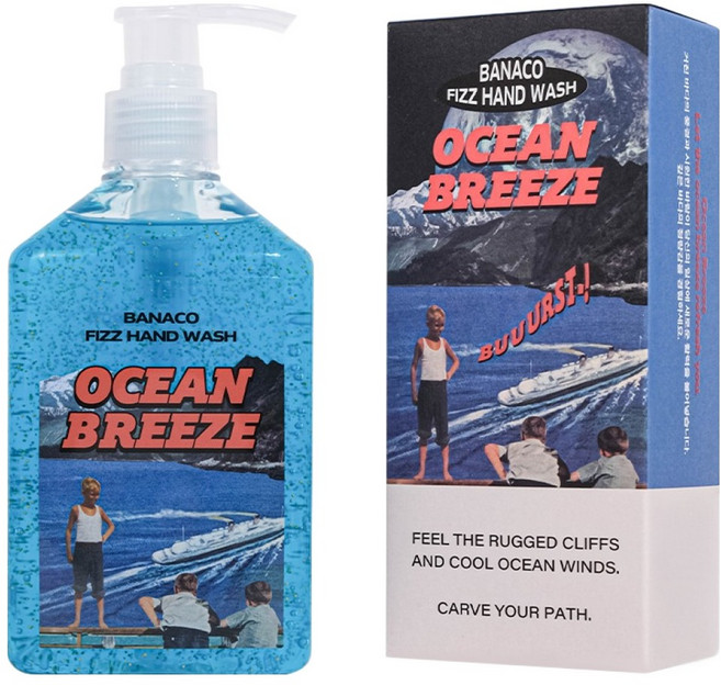 banaco Blue Fizz 洗手乳 OCEAN BREEZE, 1個, 300ml