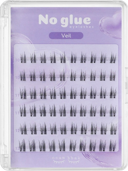 깜빡 노글루 속눈썹, 베일, 1개