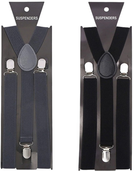 코히모 남녀공용 길이조절 서스펜더 멜빵 5W0753 2p