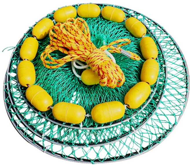 SIANG SI 活漁網 多浮球 1個, 綠色