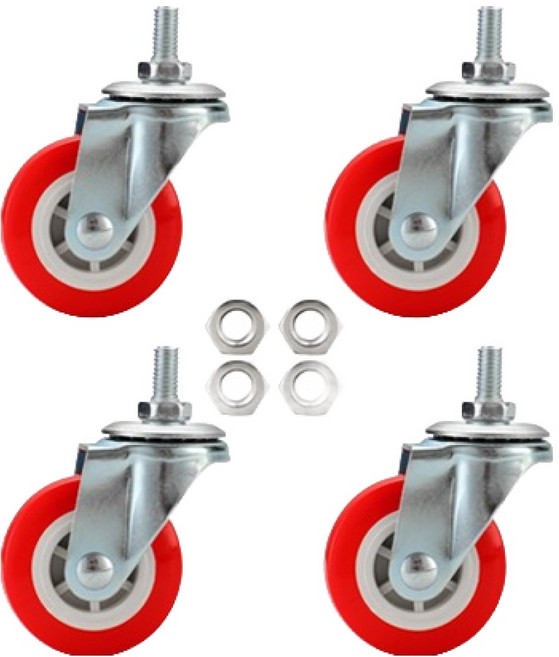 엠파이어 서랍 옷장 수납함 가구 W바퀴 볼트m8 회전, 4개