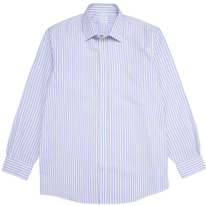 브룩스브라더스 남성용 논아이론 에인즐리 드레스 셔츠