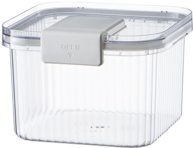 PINMOO 品沐 大容量密封儲米桶, 1個, 白色