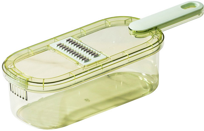 PINMOO 品沐 帶籃刨絲器 6刀 1.5L, 1個, 綠色