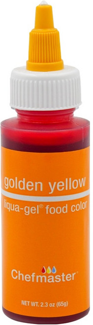 셰프마스터 리쿠아젤 식용색소 골든옐로우, 65g, 1개