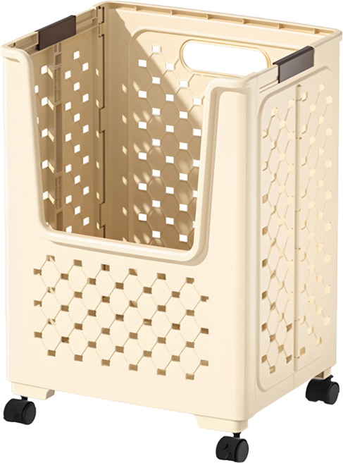 SIANG SI 可疊加洗衣籃 U型款, 奶白色