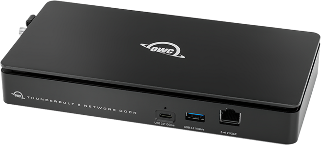 OWC Thunderbolt 5 Dual 10GbE Network Dock 集線器 80Gb/s, 1個, OWCTB5DK11PD210G