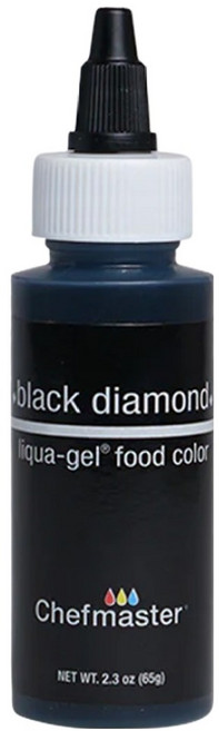 셰프마스터 리쿠아젤 수용성 식용색소 블랙다이아몬드, 65g, 1개