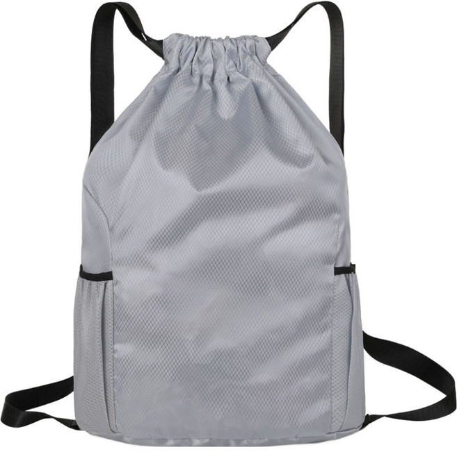 라사노 경량 메쉬 신발 주머니 가방, 그레이, 1개