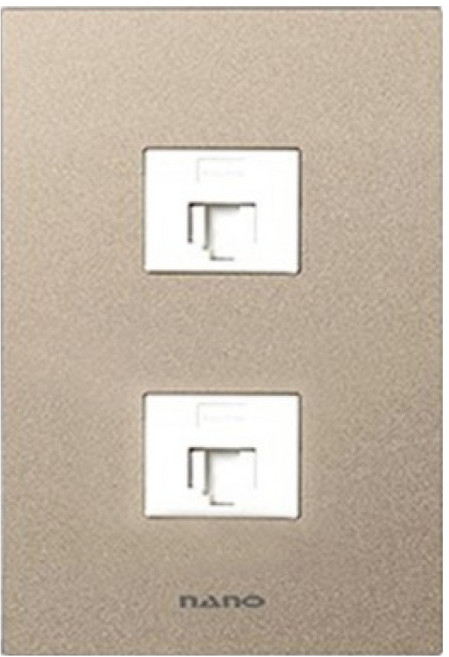 나노 모노골드 심플 모던한 디자인 액틱한 색감 인테리어 매입모듈 8p + 8p 화이트, 1개