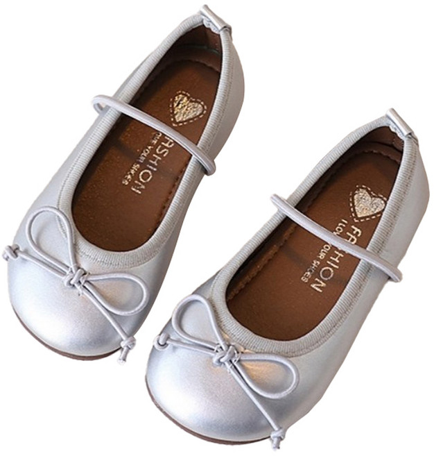 유블리 아동용 은랄라 리본 플랫슈즈 데일리 구두