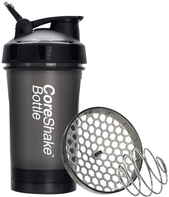 미르코리아 코어 스포츠 쉐이크 보틀, 블랙, 500ml, 1개