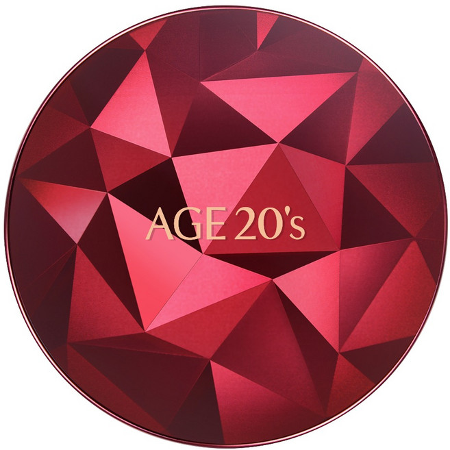 AGE20'S 緋紅逆時光澤爆水粉餅外殼, 1個, 紅色