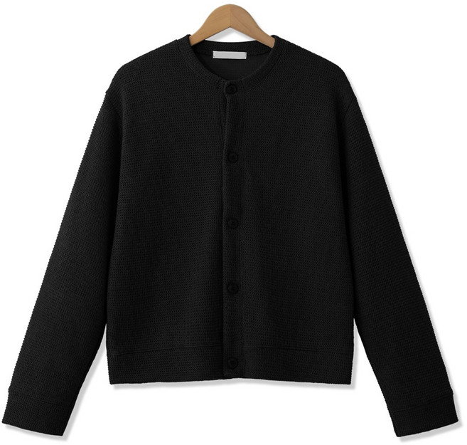 M.N.C 男性日常寬鬆版圓領開襟衫 MDCD273MJ