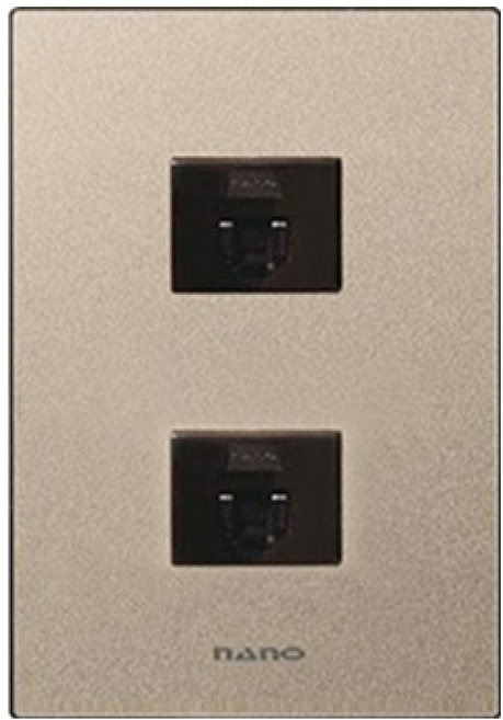 나노 모노골드 심플 모던한 디자인 액틱한 색감 인테리어 매입모듈 8p + 8p 블랙, 1개