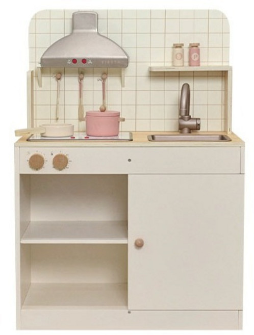 피에스타 우드 주방놀이 라떼, 크림, 1개