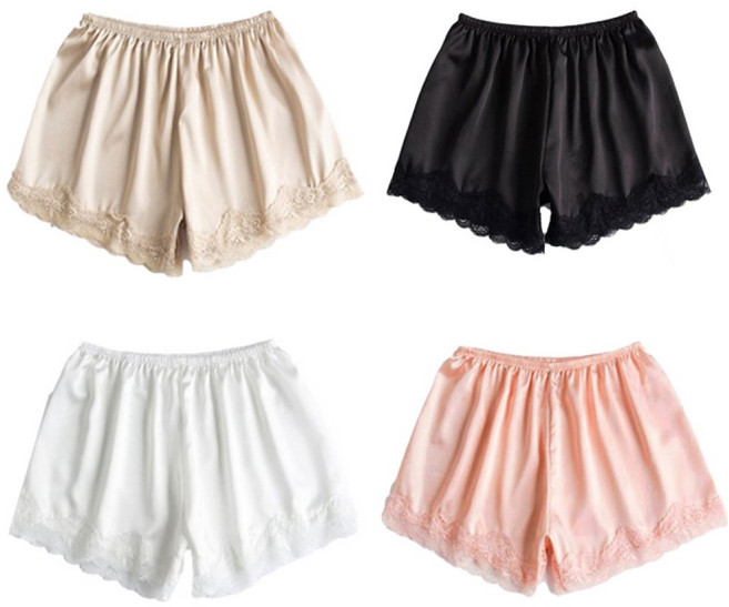 엘쏘 여성용 레이스 헴라인 찰랑 이너 속바지 4p