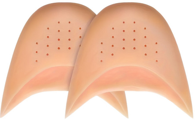 모인 실리콘 발가락 보호 패드 양쪽 세트, 02 스킨