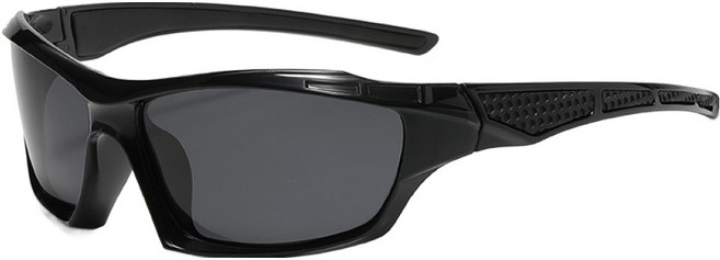 HOHO 선글라스 고글 러닝 스포츠 안경, 블랙, 1개