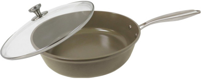 SILWA 西華 摩登陶瓷深煎鍋 附鍋蓋, 1套, 28cm