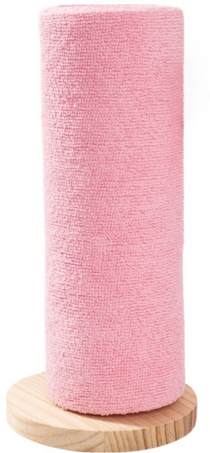 노크노크 뜯어쓰는 다회용 극세사 행주 핑크 25 x 25 cm, 1개, 20개입