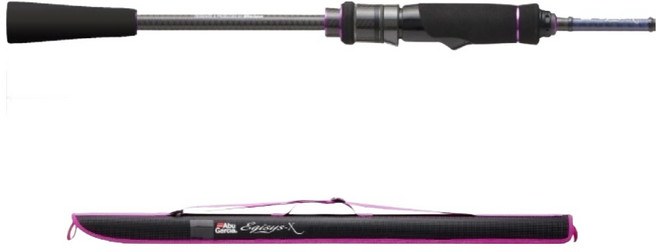 아부가르시아 에기시스X 팁런 낚시대 미디움라이트액션 티탄팁 2절대, 블랙 + 오로라 + 퍼플